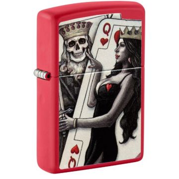 Zippo Skull King Queen Beauty Lighter
