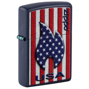 Zippo Patriotic Flame Design Lighter 48560
