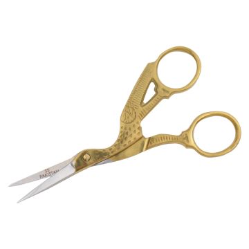 Bird Design Embroidery Scissors ( KT-799GD-3.5" )