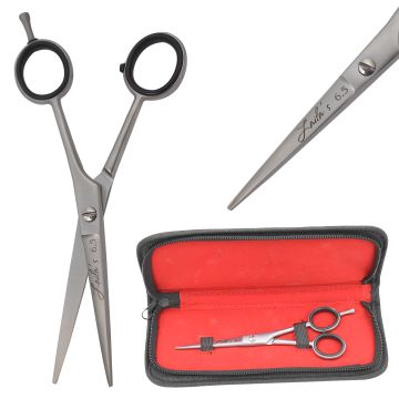 Laila's Professional Barber Scissor Silver Finish (L-517SS-6.5")