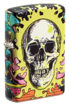 Skull Design Genuine Zippo windproof lighter