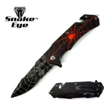 Snake eye Tactical Spring Assist Knife Collection 4.5" Closed