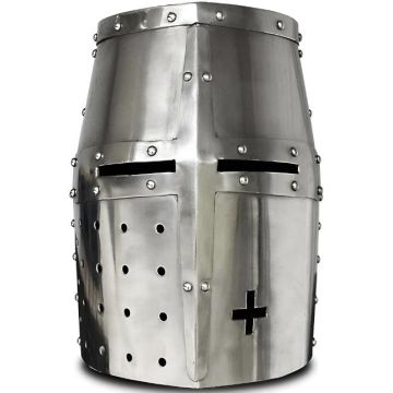 Medieval Warrior Crusader Great Helmet