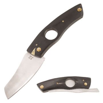 Old Ram Handmade Cigar Cutter Horn Handle 280H With Sheath (OR-280H)