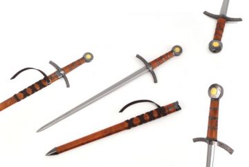 Medieval Warrior Earthen Knight 23" Mini Sword