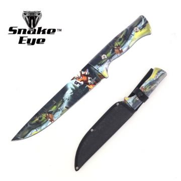Snake Eye Knives Wholesale, Snake Eye Tactical Fixed and Folder Blade Combo  Knife total length: 7.