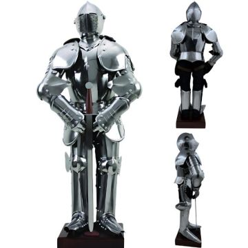 Medieval Warrior Mini Knight Armor Statue