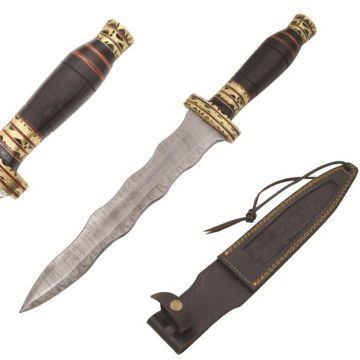 Old Ram Custom Handmade Damascus Wicked Blade Hunting Knife OR-546