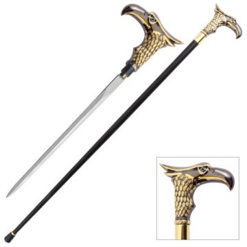 Snake Eye Tactical "Eagle" Walking Cane 37" Overall (SE-5340)