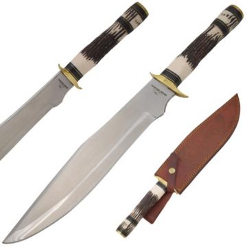 Old Ram Handmade Bone Handle Bowie Knife OR-281