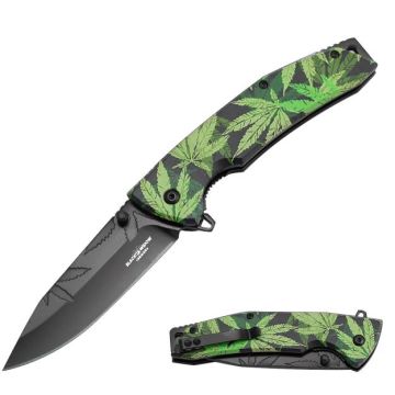 Snake Eye Tactical Spring Assist Knife 4.75" Closed