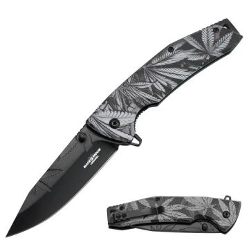 Snake Eye Tactical Spring Assist Knife 4.75" Closed