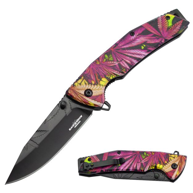 Snake Eye Tactical Spring Assist Knife 4.75" Closed