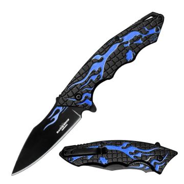 Snake Eye Tactical Spring Assist Knife Collection 5" Closed