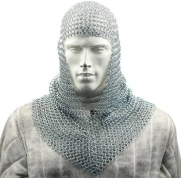 Medieval Warrior Battle Ready Chain Mail Coif