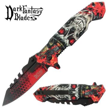 Dark Fantasy Blade Spring Assist Knife Collection
