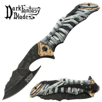 Dark Fantasy Blades Spring Assist Knife DF-077GL