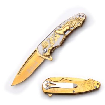 Dark Fantasy Blades Spring Assist Knife DF-1110GD