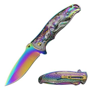 Dark Fantasy Blades Heavy Duty Spring Assist knife DF-2041-1