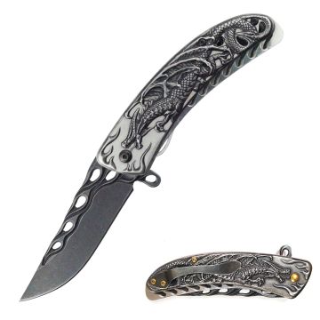 Dark Fantasy Blades Spring Assist Knife Collection . DF-2060-4