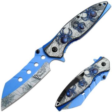 Dark Fantasy Blade Spring Assist Knife DF-2207BL