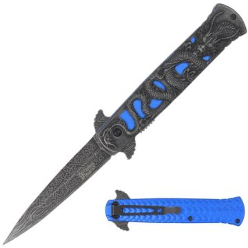 Dark Fantasy Blades Dragon Style Spring Assist Knife DF-9078-3