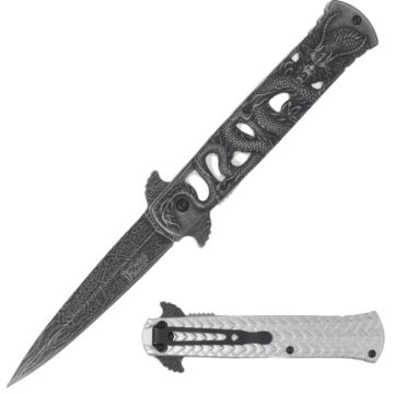 Dark Fantasy Blades Dragon Style Spring Assist Knife DF-9078-5