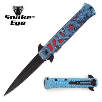 Dark Fantasy Blades Dragon Style Spring Assist Knife DF-9078-7