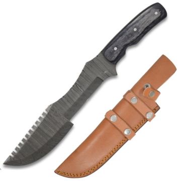 Wild Turkey Handmade Custom Damascus Hunting Knife DM-02W