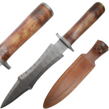 Old Ram Handmade Real Damascus Hunting Knife DM-OR-2128