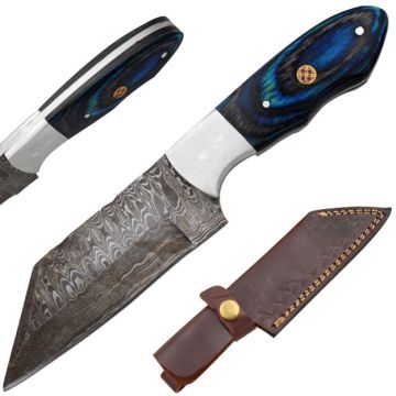 Old Ram Custom Handmade Full Tang Real Damascus Steel Blade