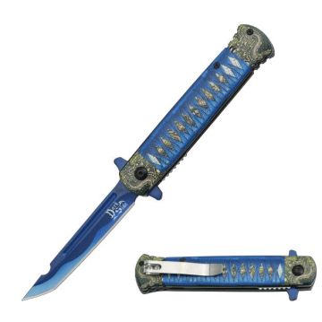 Dark Fantasy Blades Spring Assist knife DS-9284BL