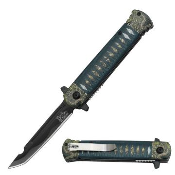 Dark Fantasy Blades Spring Assist knife DS-9284GDBK