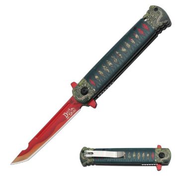 Dark Fantasy Blades Spring Assist knife DS-9284RD