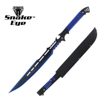 Snake Eye Tactical Zombie Machete 28" Overall With Carrying Case