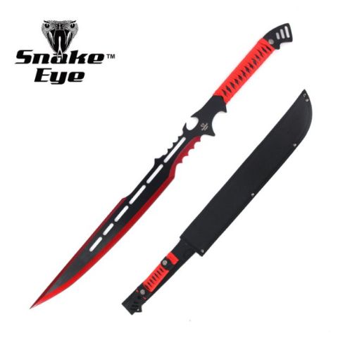 Snake Eye Tactical Zombie Machete 28" Overall With Carrying Case