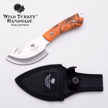Wild Turkey Outdoor Tactical Heavy Duty Fix Blade Knife 9" W/Case