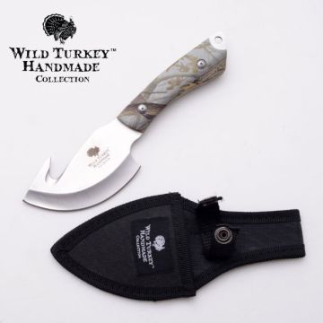 Wild Turkey Outdoor Tactical Heavy Duty Fix Blade Knife 9" W/Case