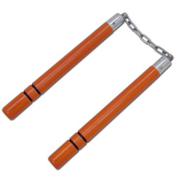 12.5" Yellow color Nunchakus