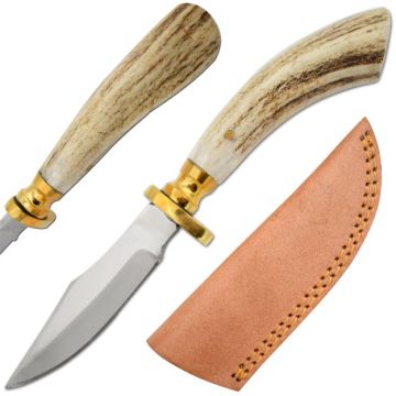 Wild Turkey Handmade Mini Stag hunting Knife