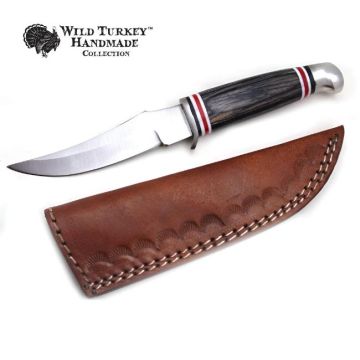 Wild Turkey Handmade Fixed Blade Skinner Knife KT-1028BKW