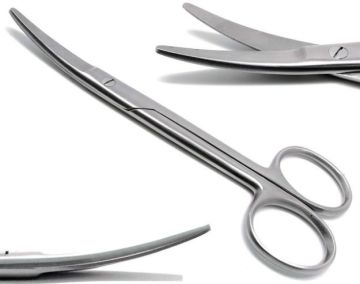 6.5" Blunt and Sharp Curved First Aid Utility Scissor
