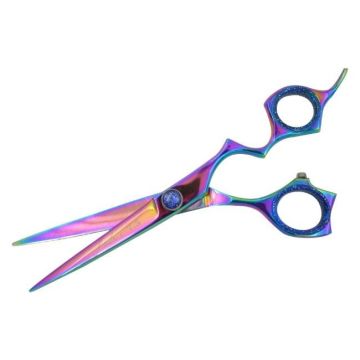 Laila's Professional Barber Scissor Rainbow Finish