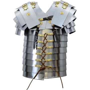 Roman Soldier Military Lorica Segmentata Body Armor 20g Steel