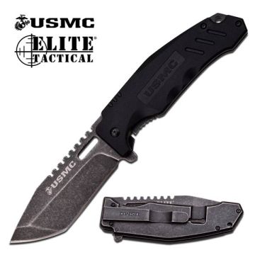 USMC BY ELITE TACTICAL M-2008SW FOLDING KNIFE 5" CLOSED