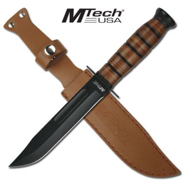 12 Inch Overall Hunting Knife With Scabbard