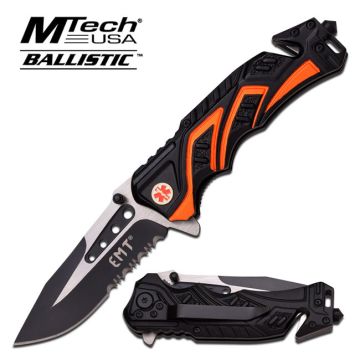 MTECH BALLISTIC MT-A865EMO SPRING ASSISTED KNIFE 4.5" CLOSE