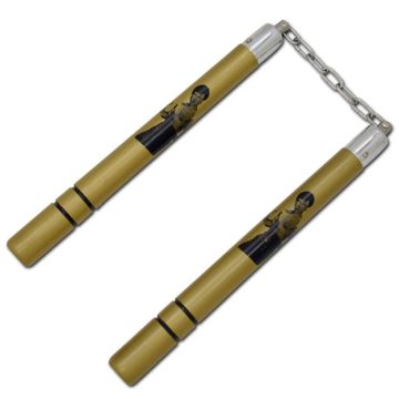 12" Gold Round Nunchakus(HP-1004GBL)