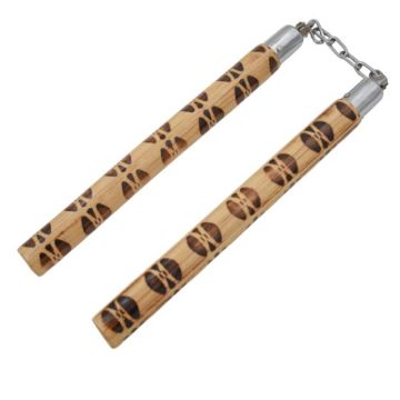 12.75" Round Rattan Nunchakus NC-6