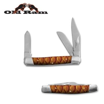 Old Ram Manual Gentleman"s Stockman Folding Knife OR-5189-7